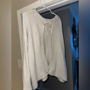 Open Back Sweater